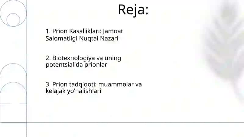 Prionlarni amaliyotda ahamiyati 2