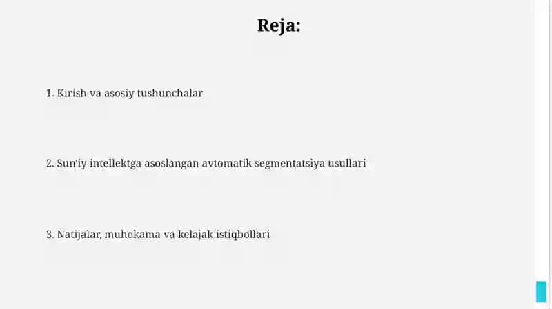 Sun’iy intellekt asosida yuklama spektrini avtomatik segmentlashtirish 2