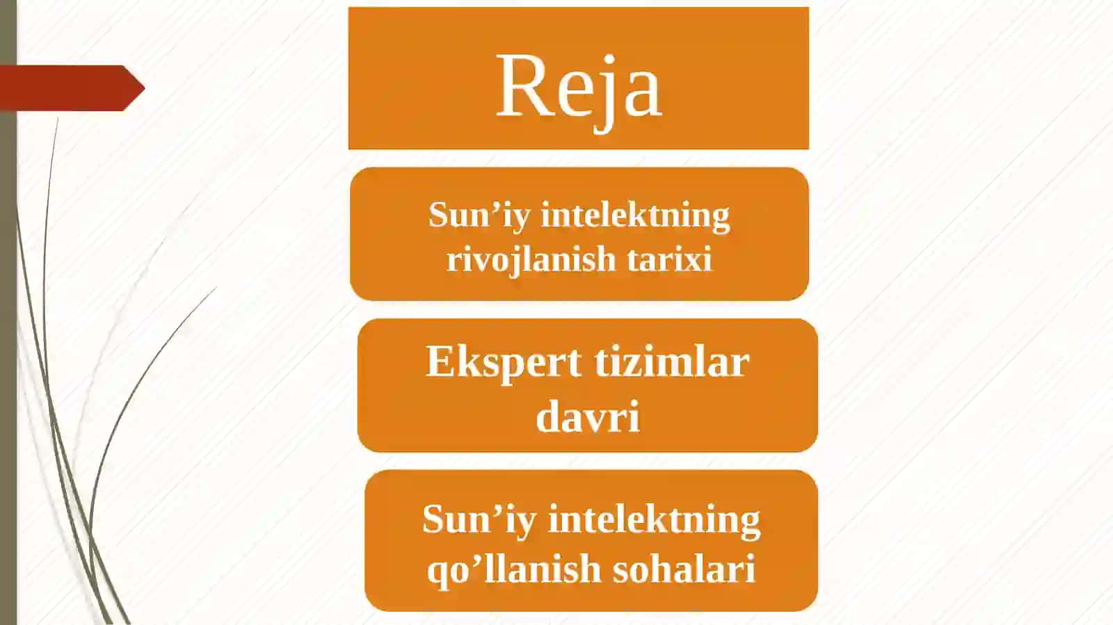 Sun’iy intellekt tarixi va qo’llash sohalari 2