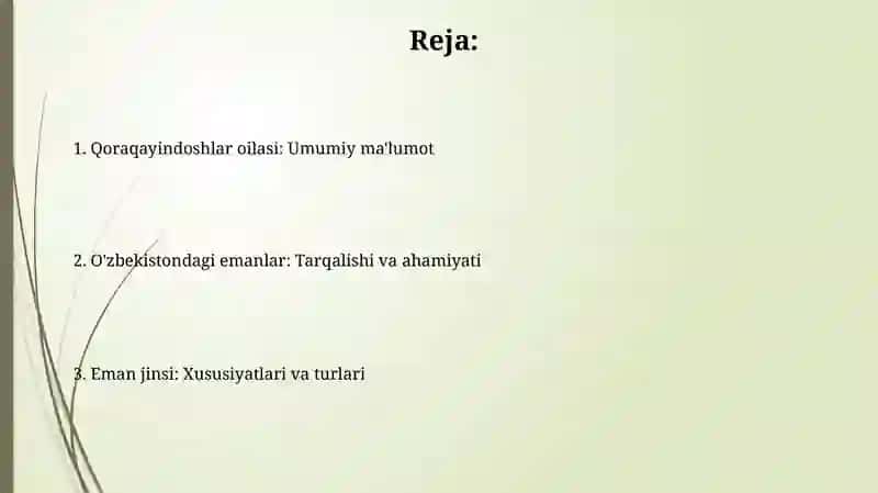 Emanlar. Xususiyatlari va turatlari 2