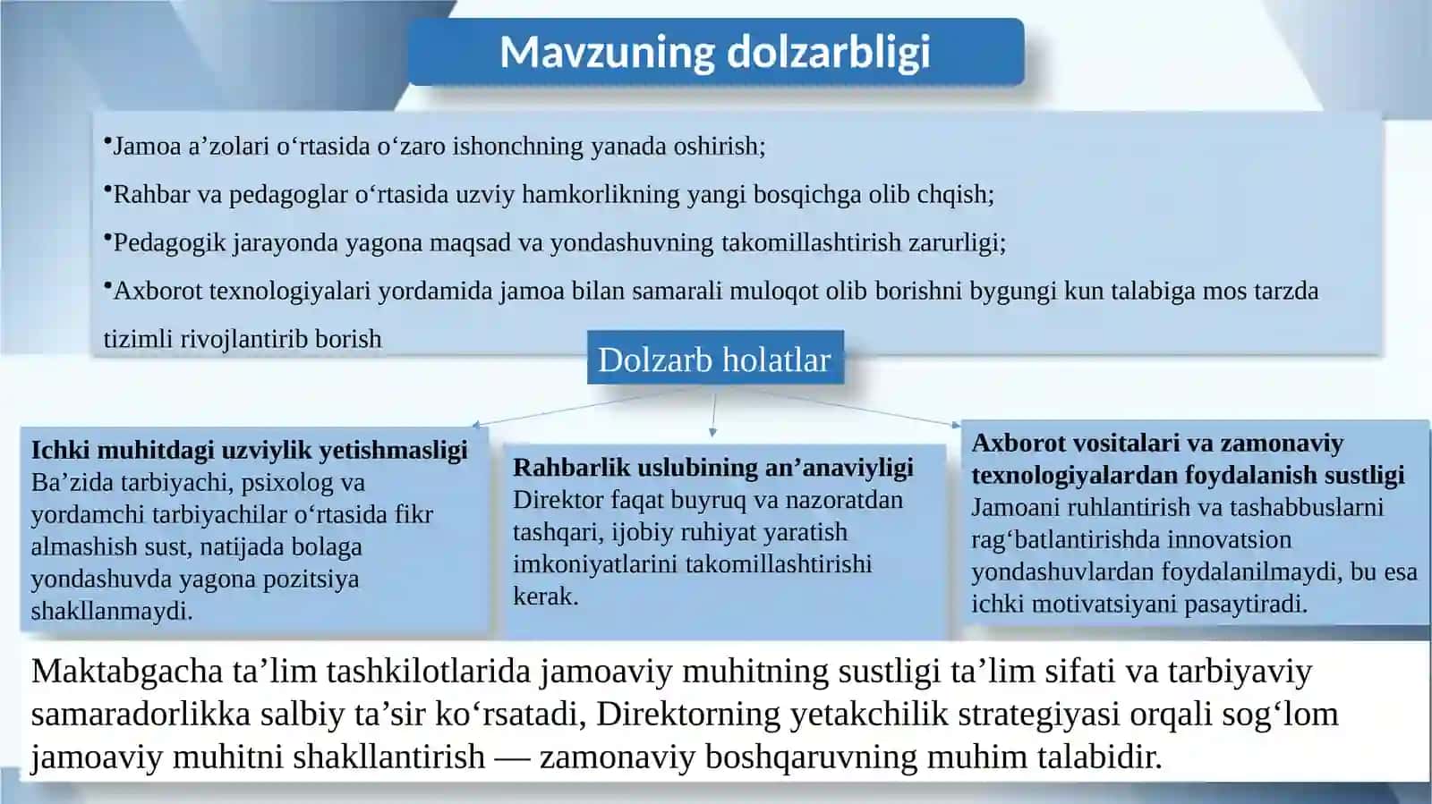Maktabgachata'lim Tashkilotlarida Direktor va Mutaxassislarini Qayta Tayyorlash va Ularning Malakasini Oshirish Instituti 2
