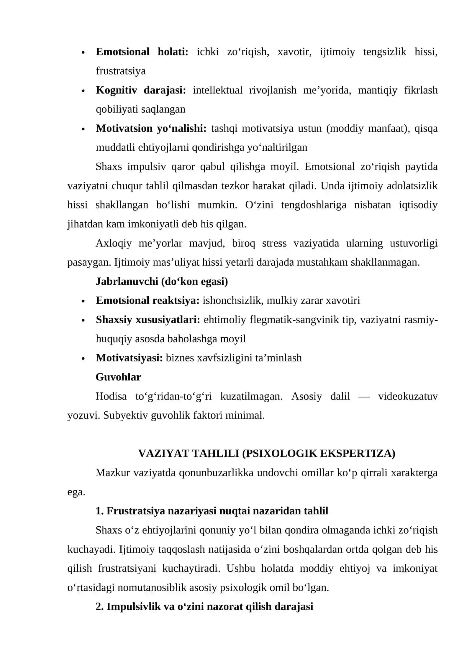 QONUNBUZARLIKKA UNDOVCHI PSIXOLOGIK VA IJTIMOIY OMILLARNING KOMPLEKS TAHLILI 2