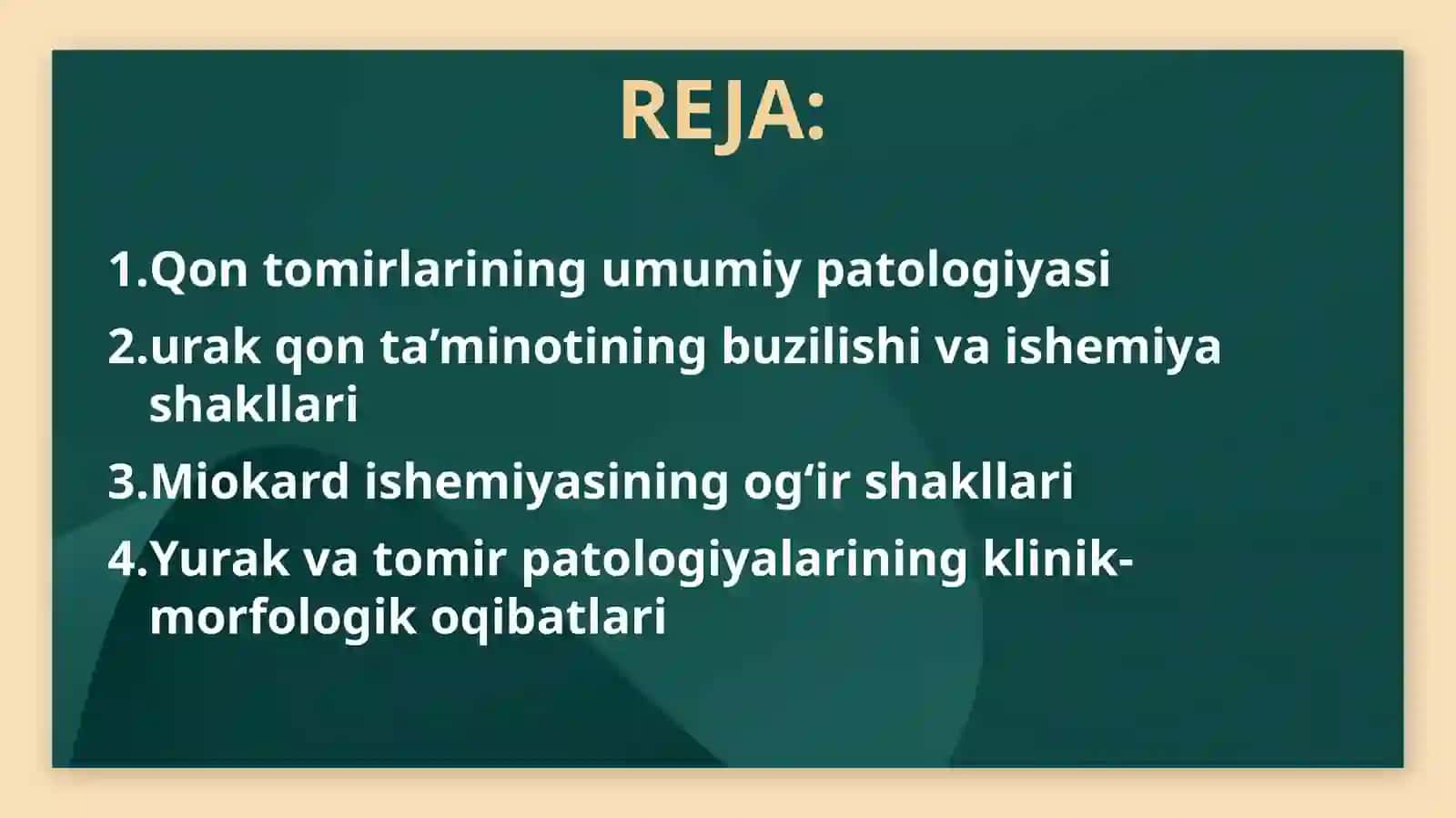 Qontomirlarpatologiyalari.Yurakningishemikkasalliklari 2