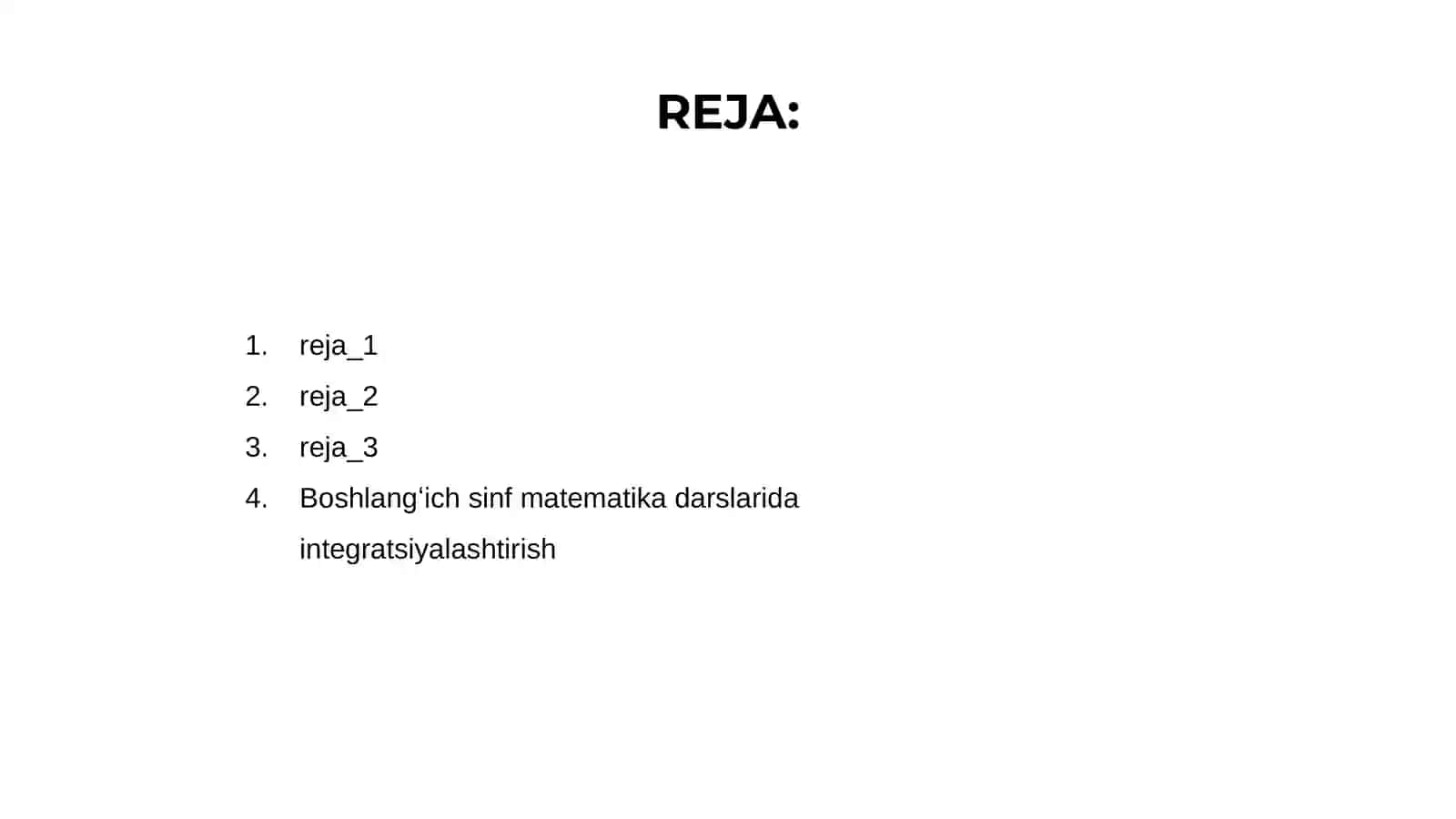 Boshlangʻich sinf matematika darslarida integratsiyalashtirish 2