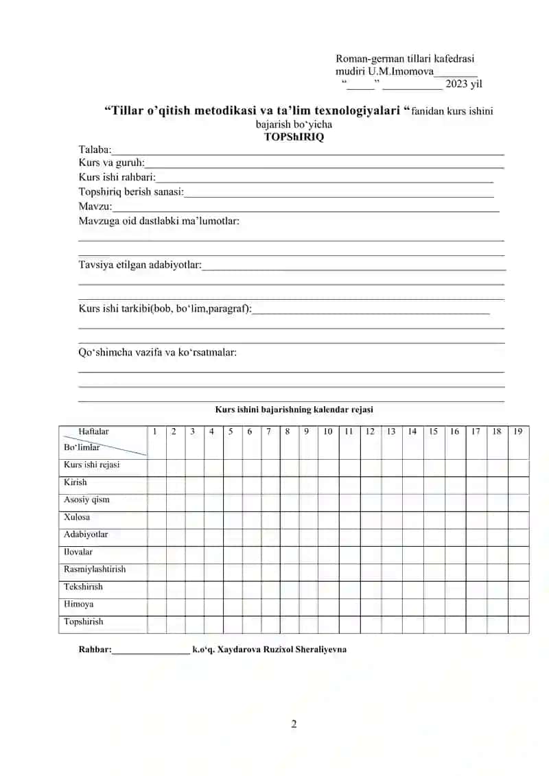 Exemplarische Auswahl verschiedener Methoden 2