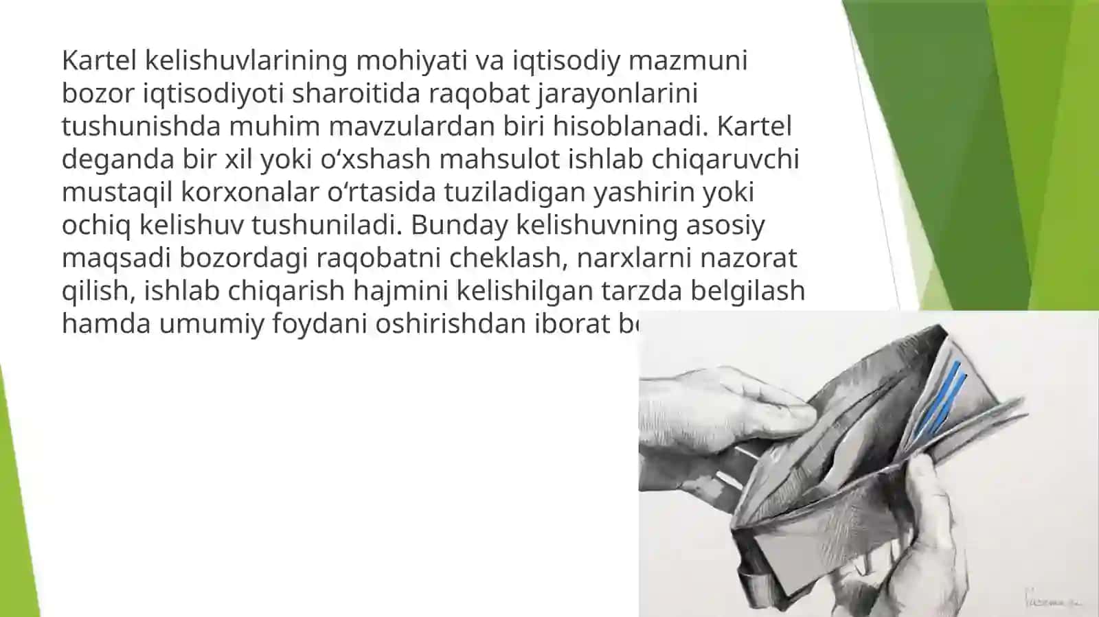 Kartel kelishuvlari va ularning barqarorlik shartlari 2