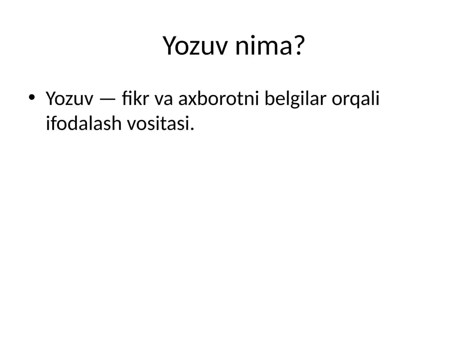 Yozuv va xattotlik sanʼati 2