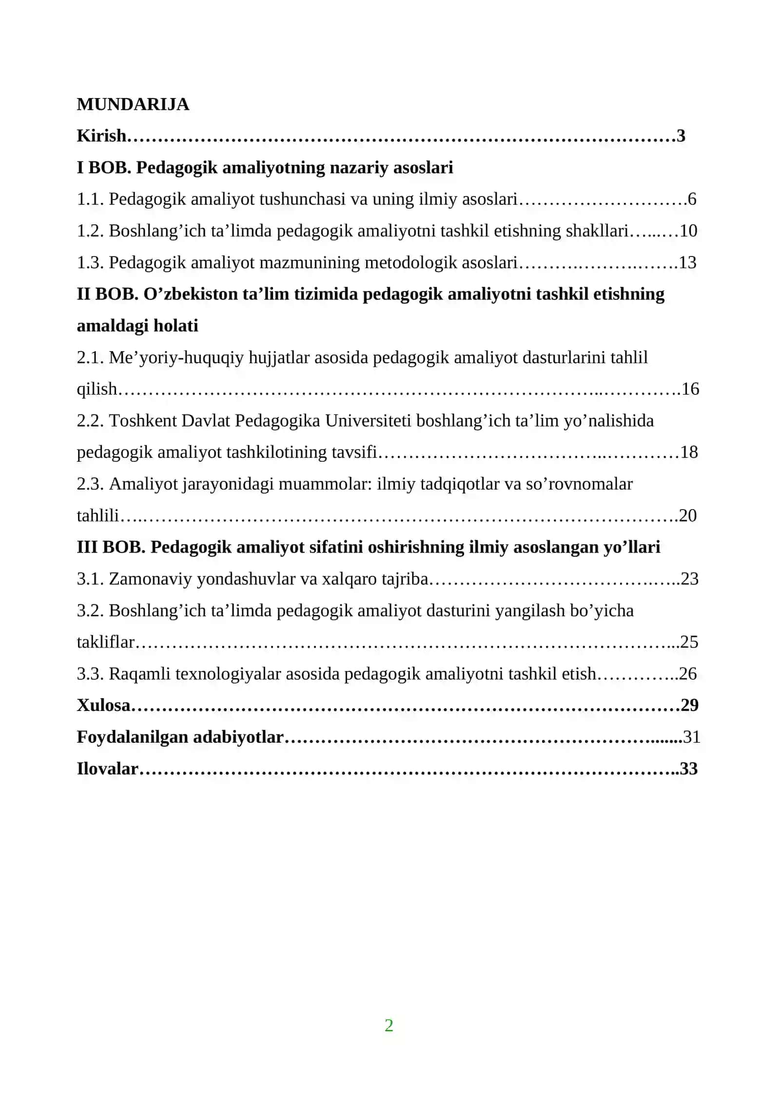 PEDAGOGIK AMALIYOTNI TASHKIL ETISHNING SHAKLI VA MAZMUNI 2