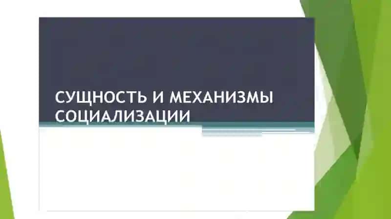 Факторы и механизмы социализации 2