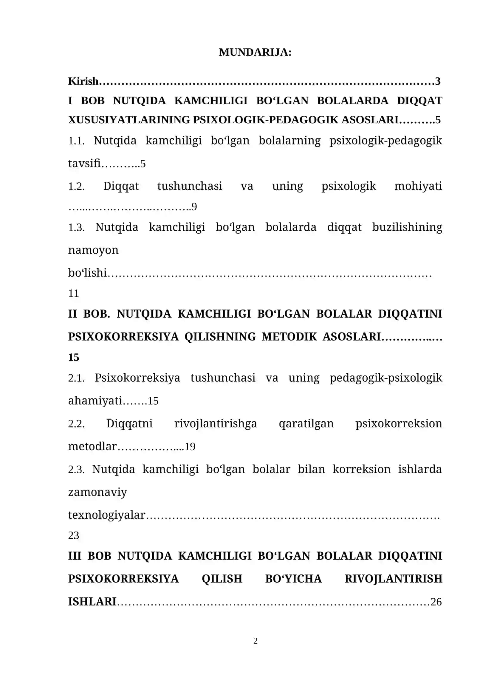 NUTQIDА KАMCHILIGI BОʻLGАN BОLАLАR DIQQАT XUSUSIYАTI PSIXОKОRREKSIYАSI 2