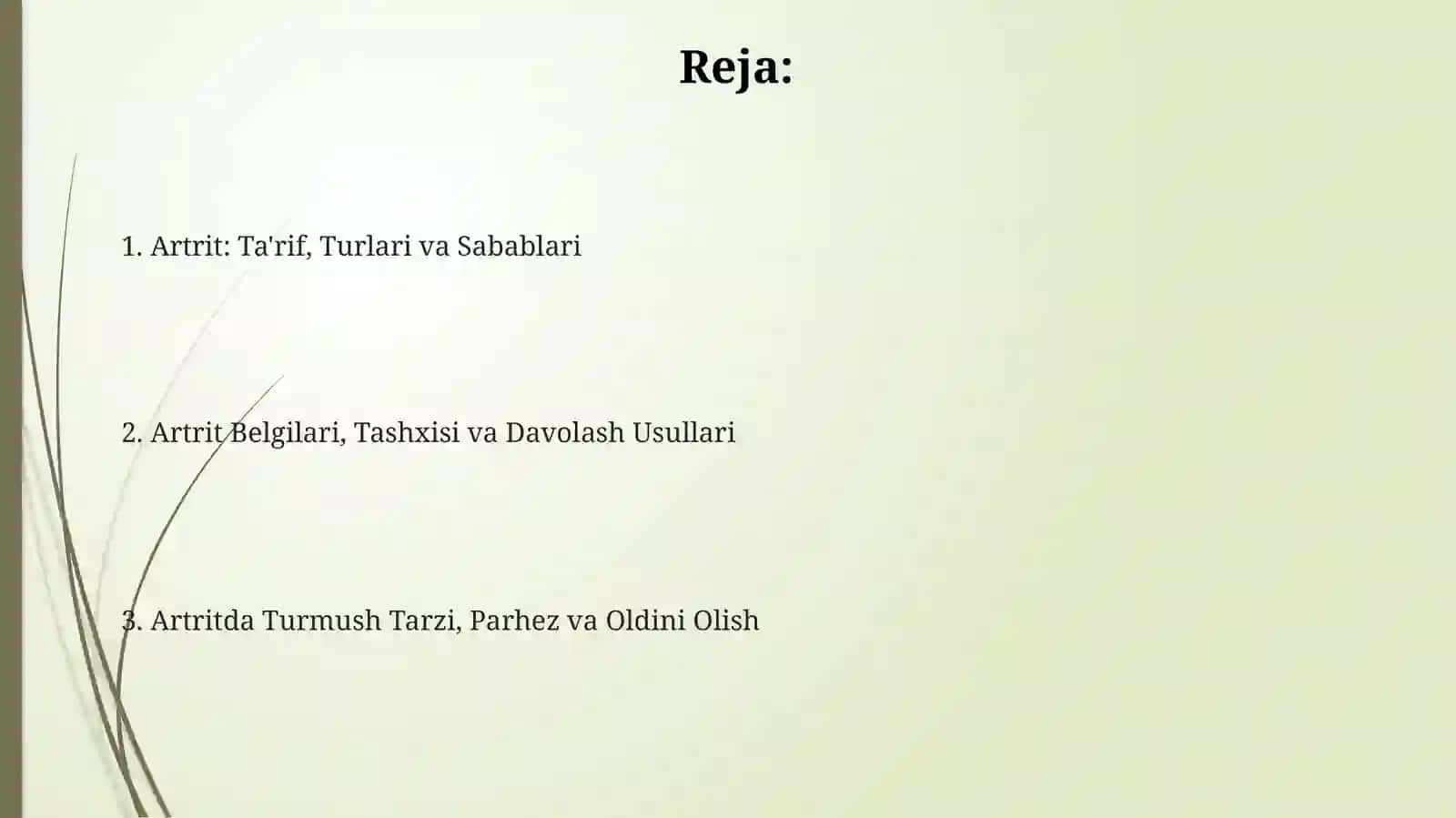 Artrit: Ta'rif va Turlari 2
