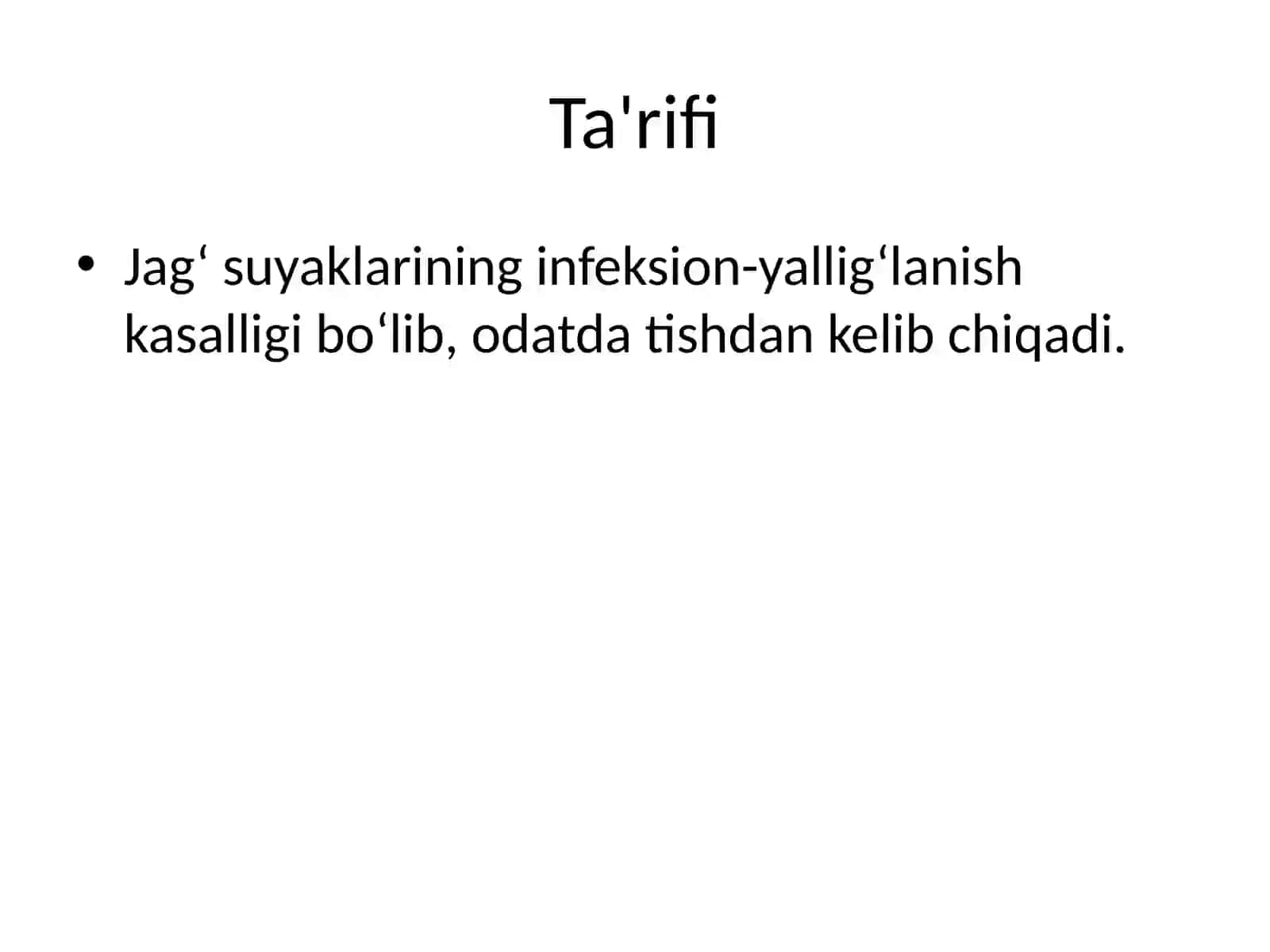Odontogen Osteomielit 2