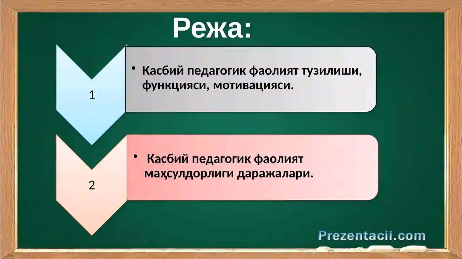 Касбий таълим фаолияти ва унга қўйиладиган замонавий талаблар 2