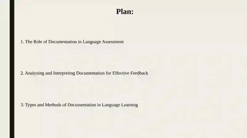 The Role of Documentation in Language Assessment 2