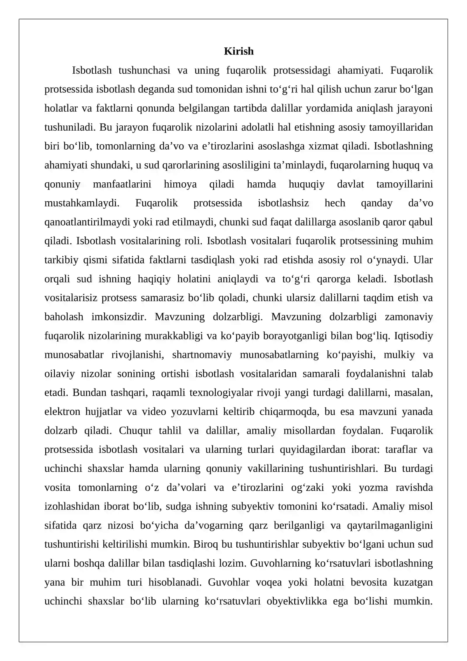 Isbotlash vositalari va ularning turlari 2