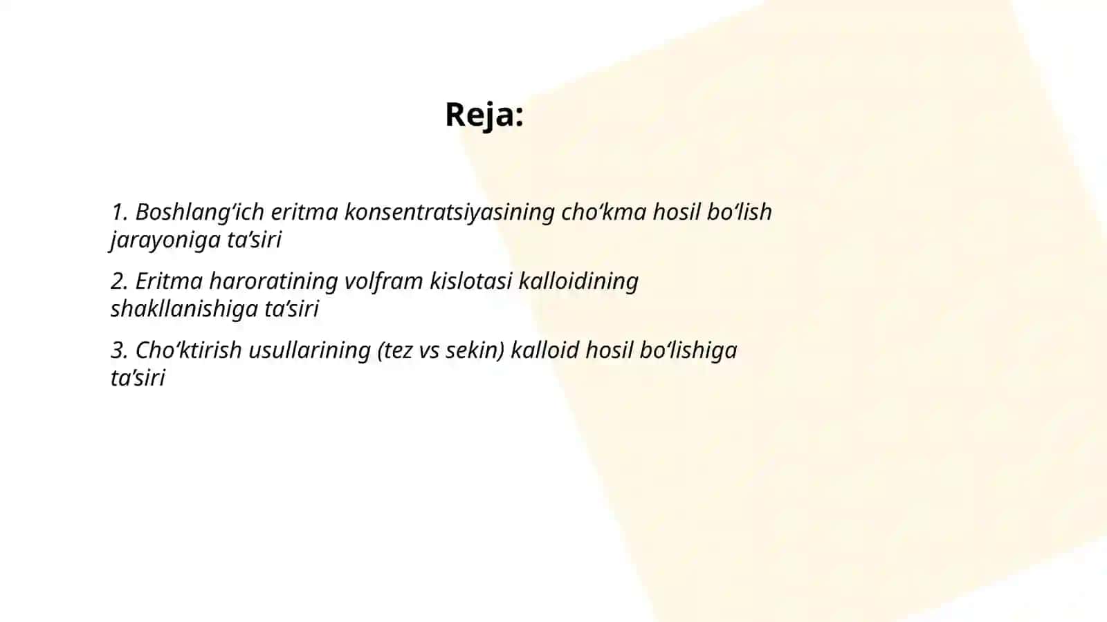 Oq rangli volfram kislotasi 2