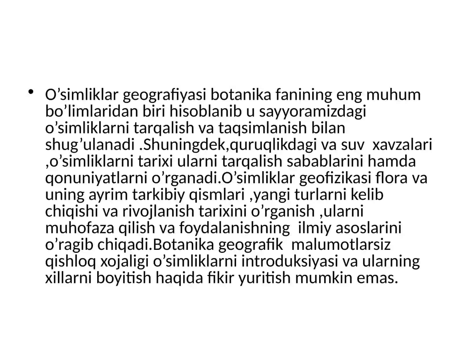 Dorivor o’simliklarni floristik o’rganish va rivojlanish tarixi va tavsifi 2