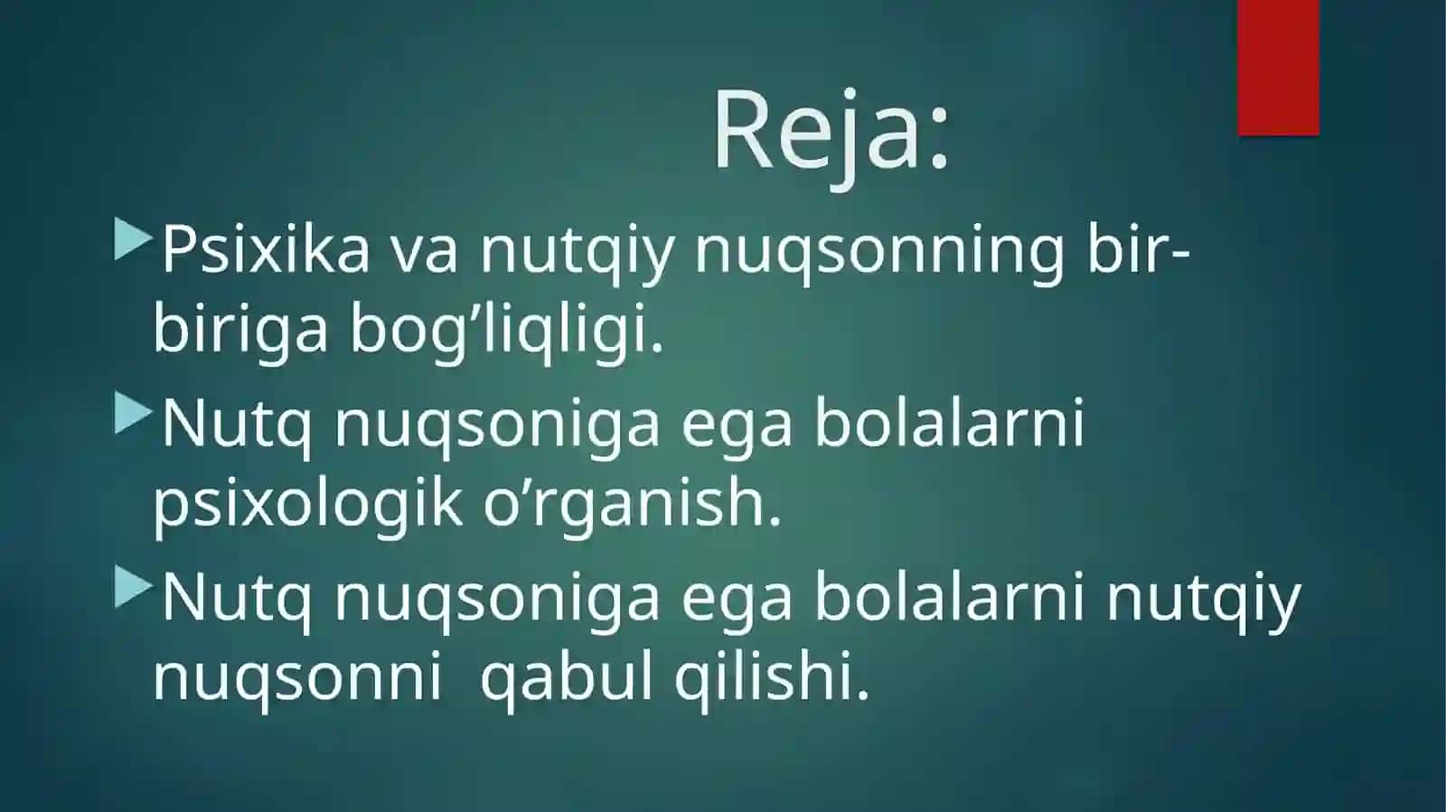 Nutq nuqsoniga ega bo’lgan bolalarning umumiy psixologik tavsifnomasi 2