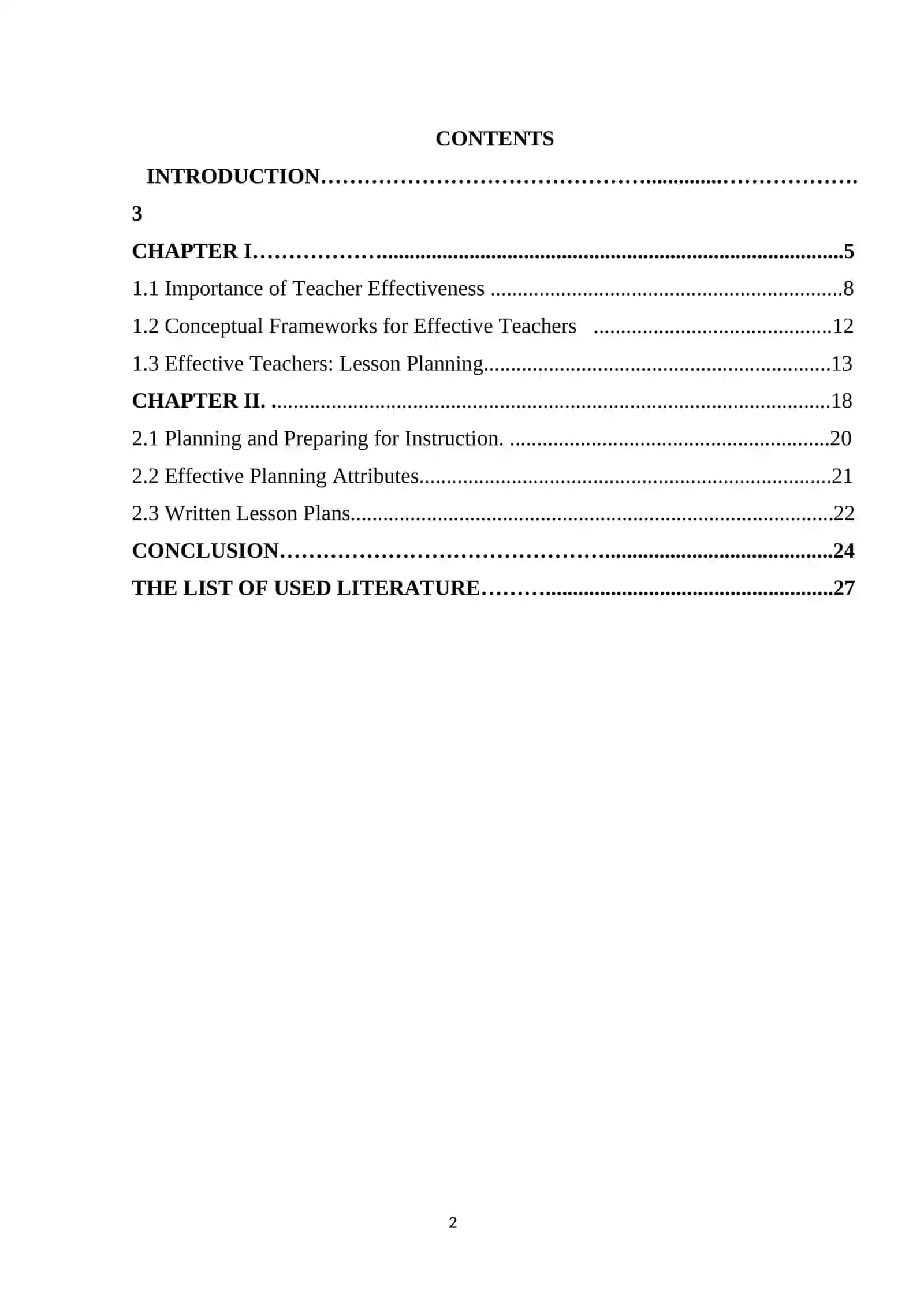 Lesson Planning and Its Criteria 2