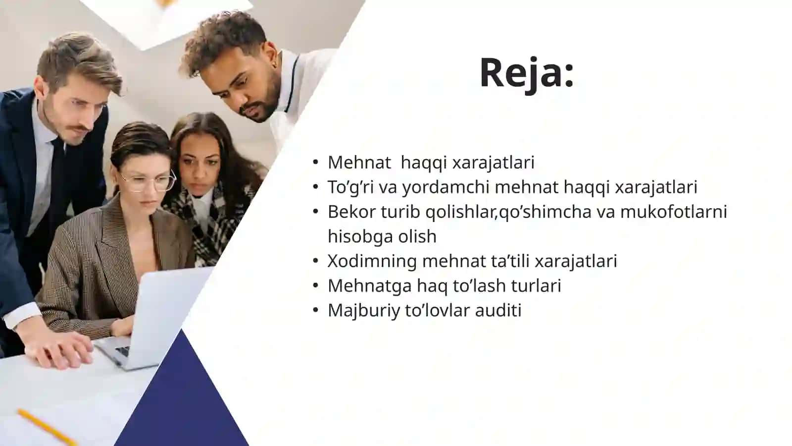Jismoniy shaxslarga mehnat haqqi hisoblash va undan majburiy to’lovlar auditi 2