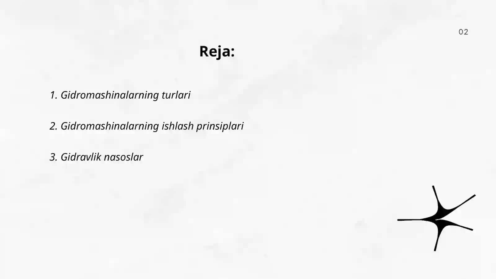 Gidromashinalar haqida umumiy tushuncha 2