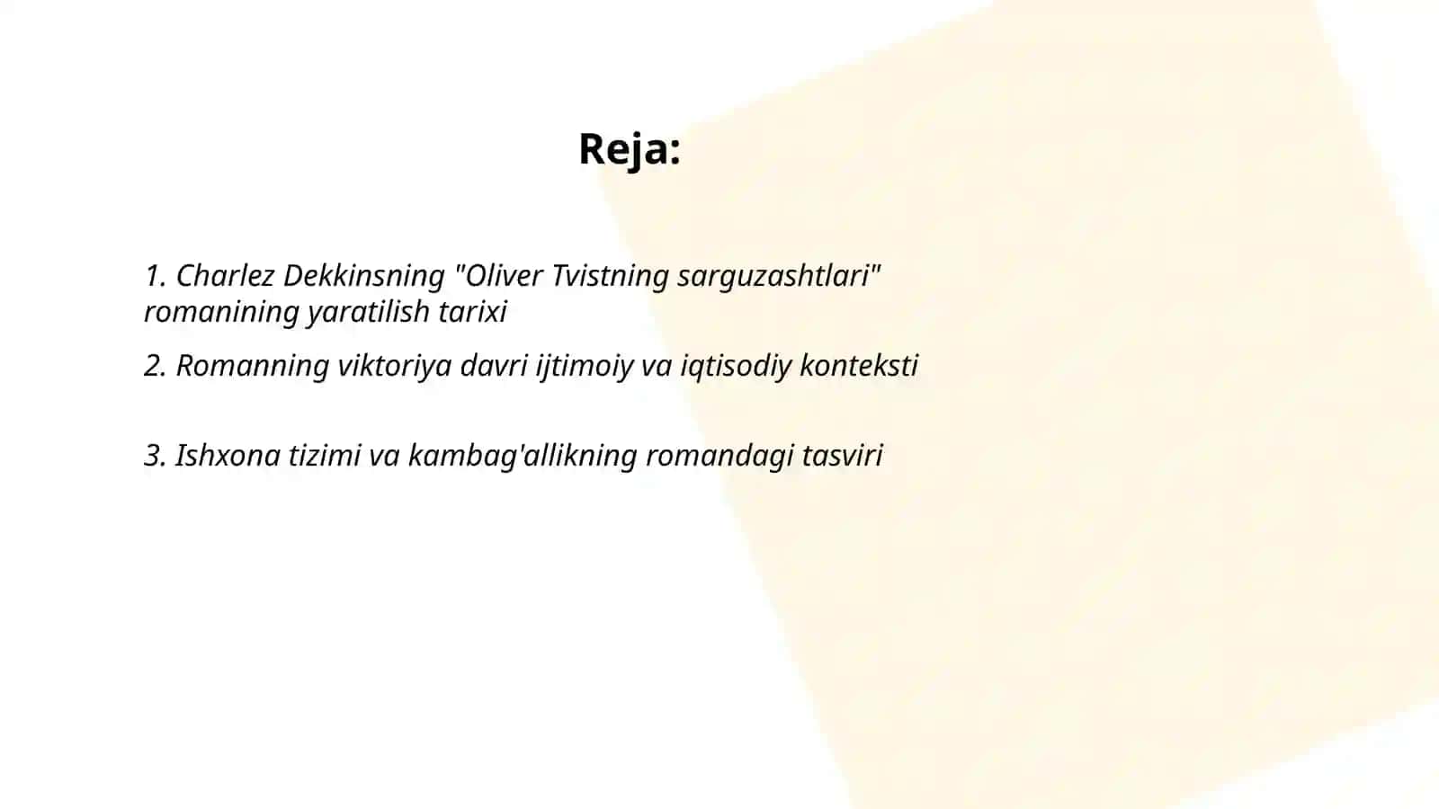Oliver Tvistning sarguzashtlari 2