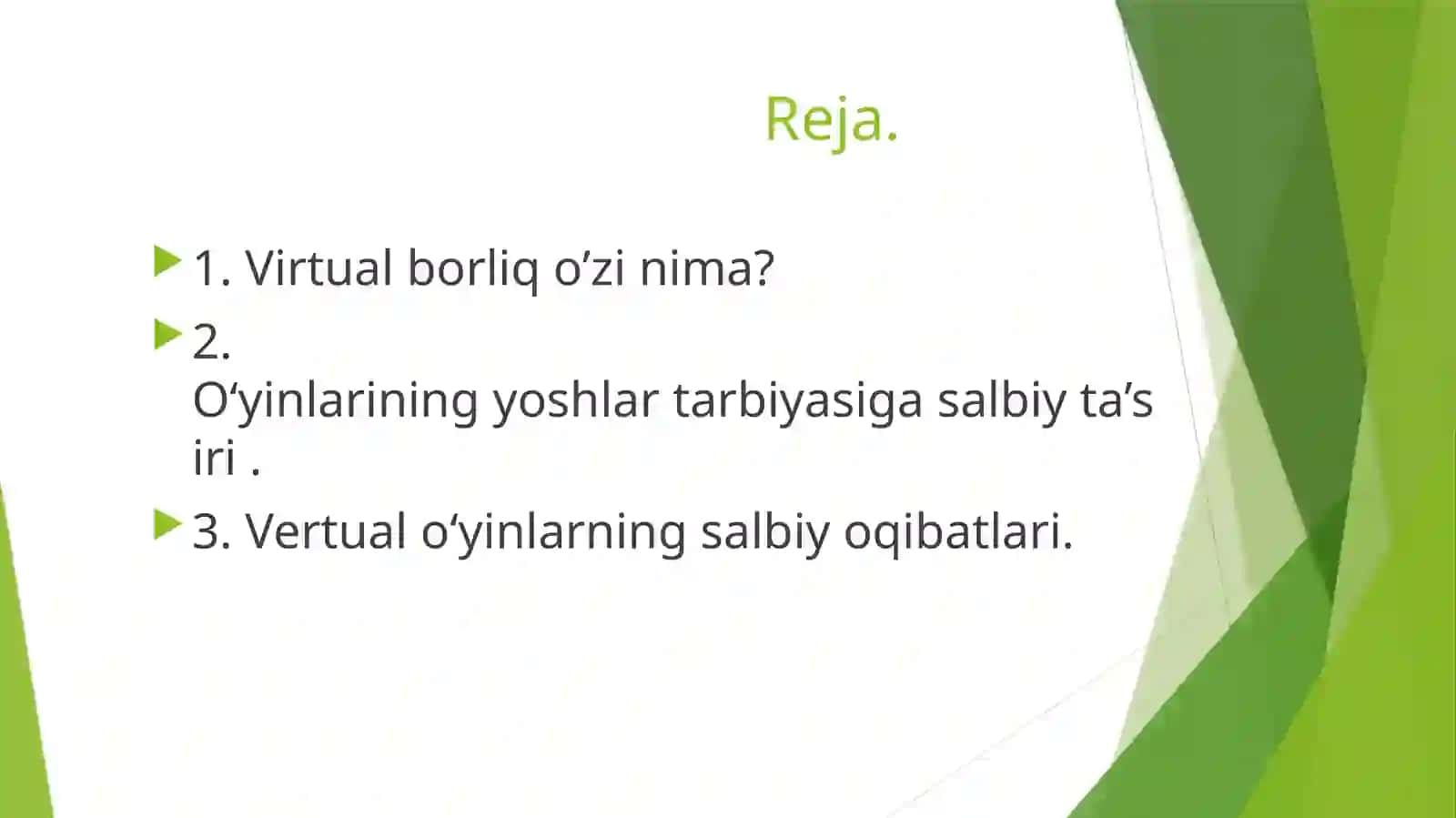 Mediya savodxonlik fanidan tayyorlagan TAQDIMOTI 2