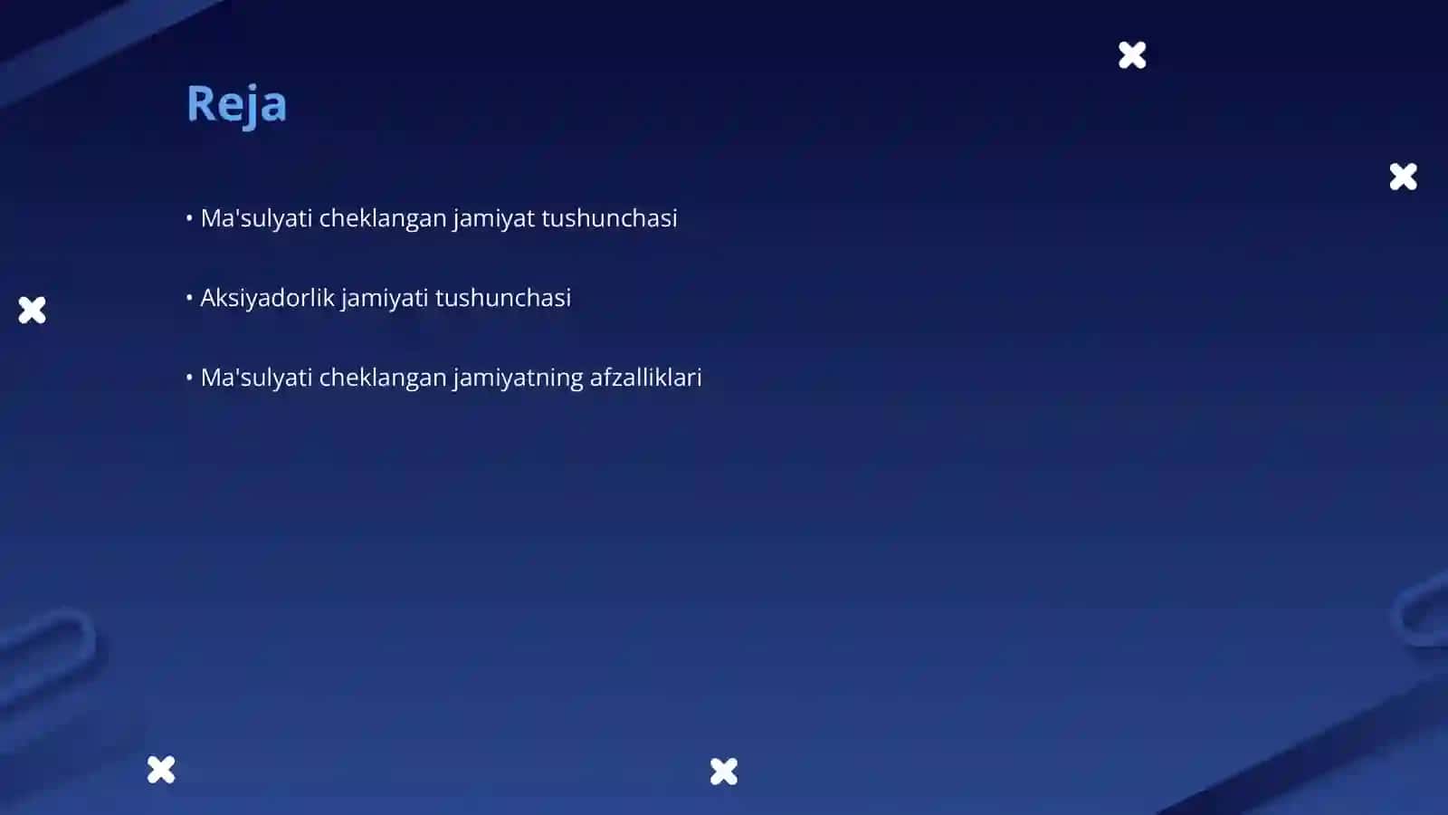 Ma'sulyati cheklangan jamiyat va aksiyadorlik jamiyati 2