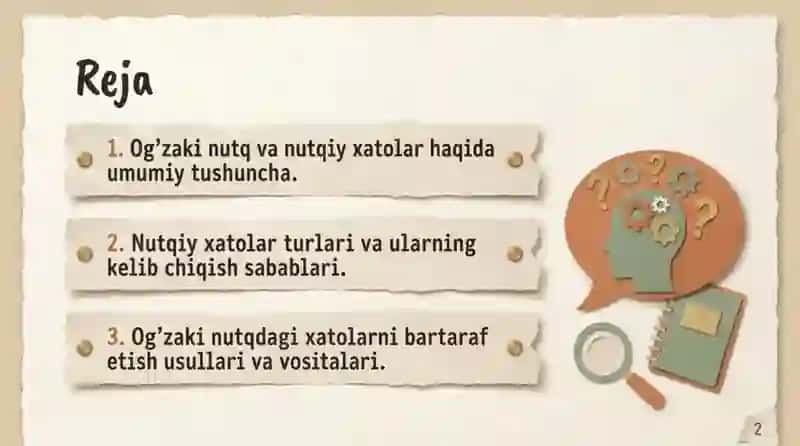 Nutqiy kompensatsiyani baholash asoslari 2