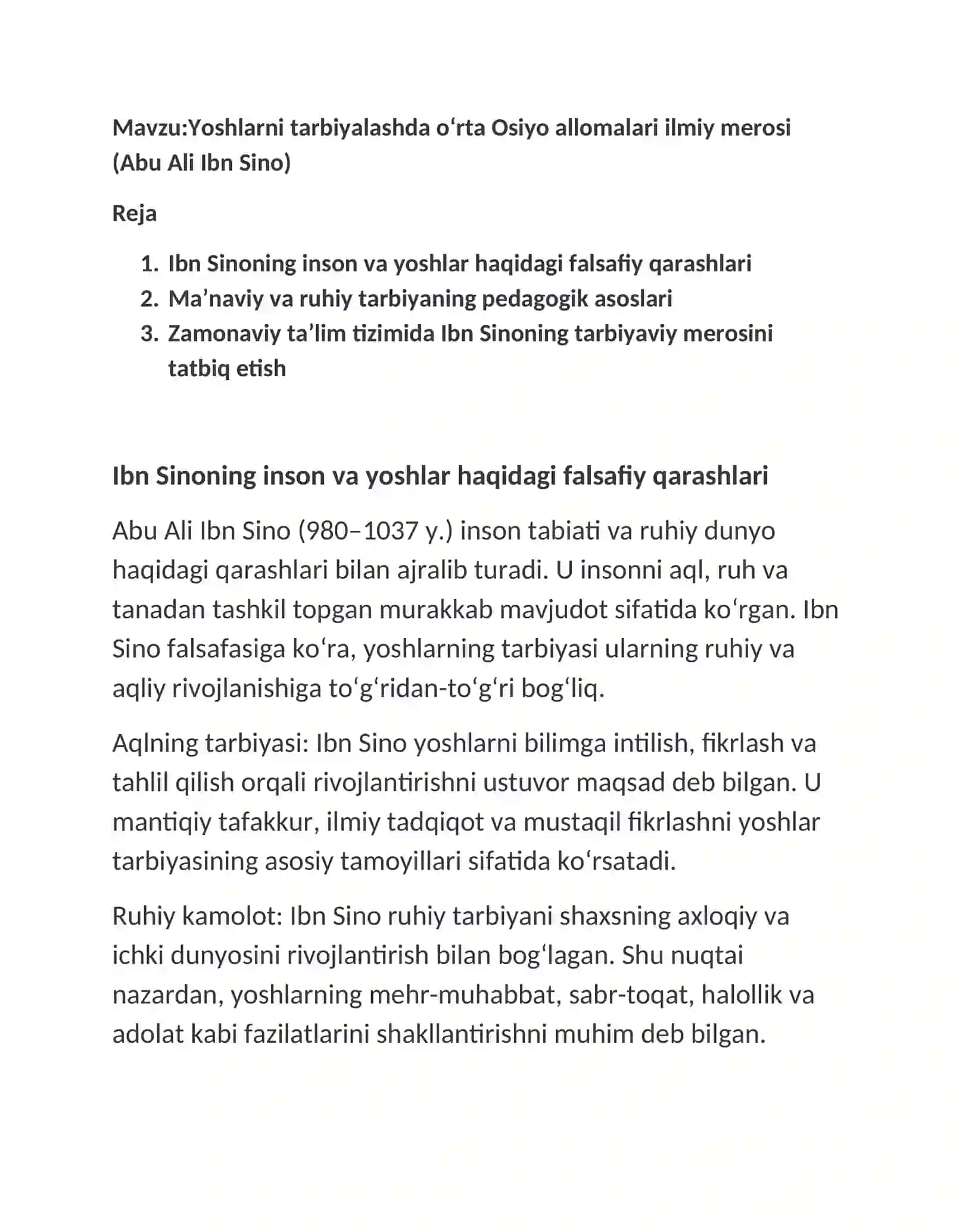 O'zbekistonning eng yangi tarixi Referat 2