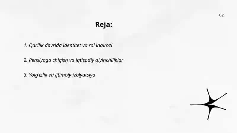 Qarilik davri yosh inqirozlari haqida ma’lumot 2