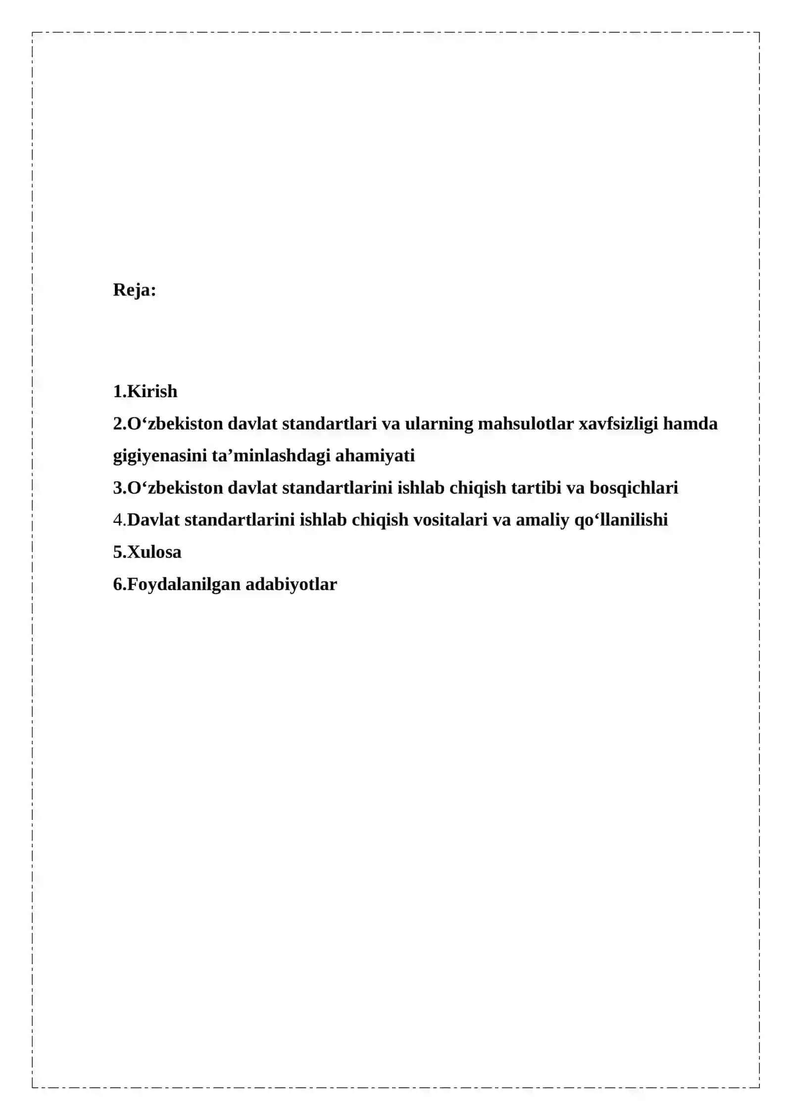 O’ZBEKISTON DAVLAT STANDARTLARI VA UNI ISHLAB CHIQISH VOSITALARI 2