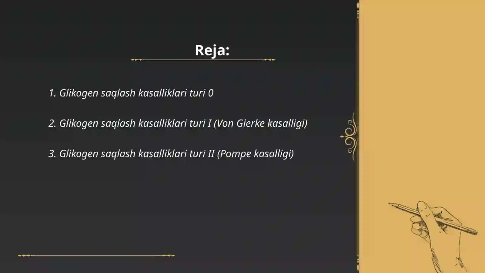 Glikogen kasaliklari 2