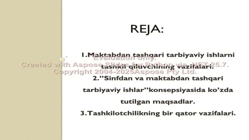 O’quvchilarning darsdan tashqari tarbiyaviy jarayonlarda ma’naviy ishlarini tashkil etish 2