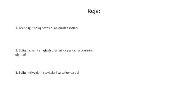 Yer solig’ini hisoblashda soliq bazasini aniqlash tartibi 2