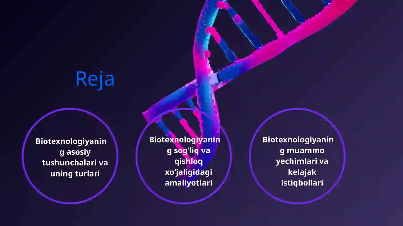 Biotexnologiya ishlatilishi va pereparatlari mavzi 2