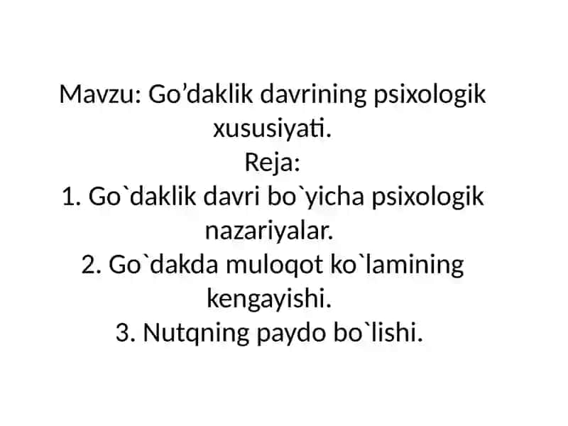 Psixologiya fanidagi slayd 2