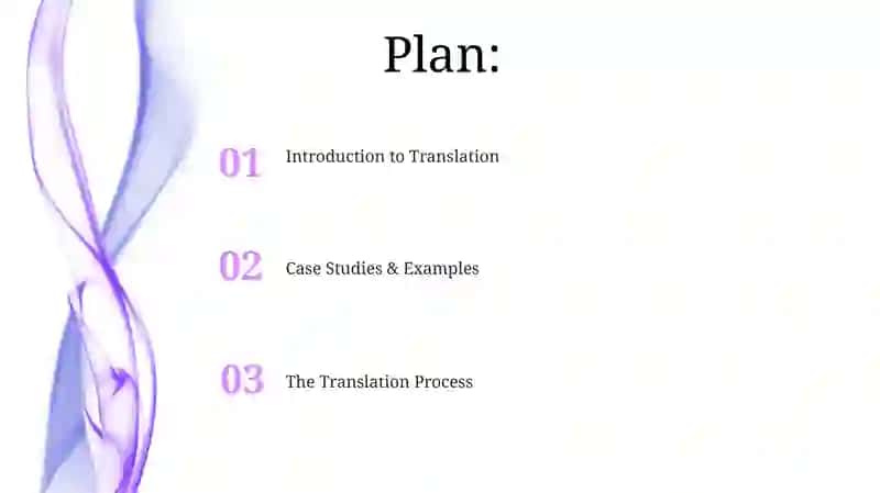 Applications of Translation 2