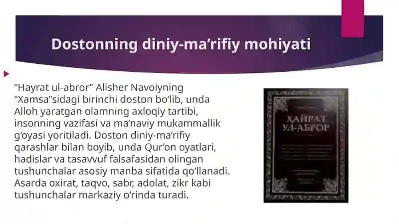 “Hayrat ul-abror” 2