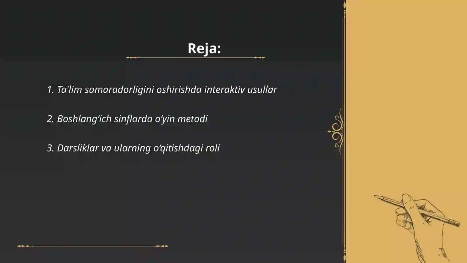 Boshlangʻich sinflarda taʼlim metodlari va vositalari 2