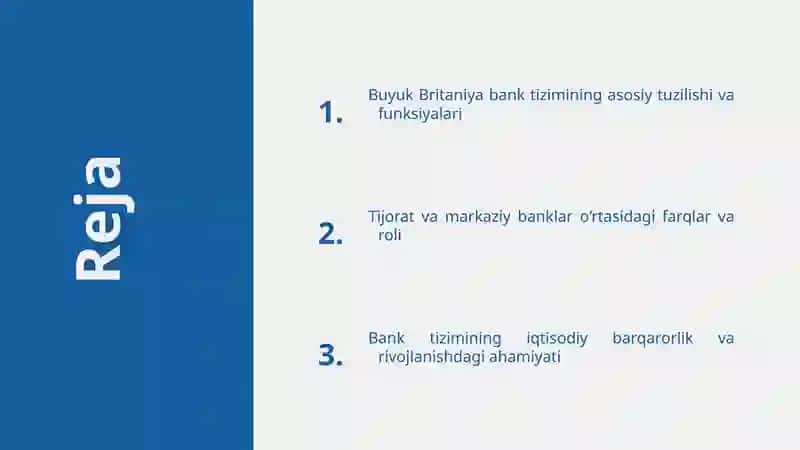 Buyuk Britaniya umumiy bank tizimi 2