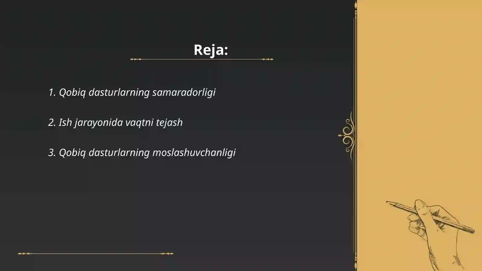 Qobiq dasturlar bilan ishlash afzalliklari 2