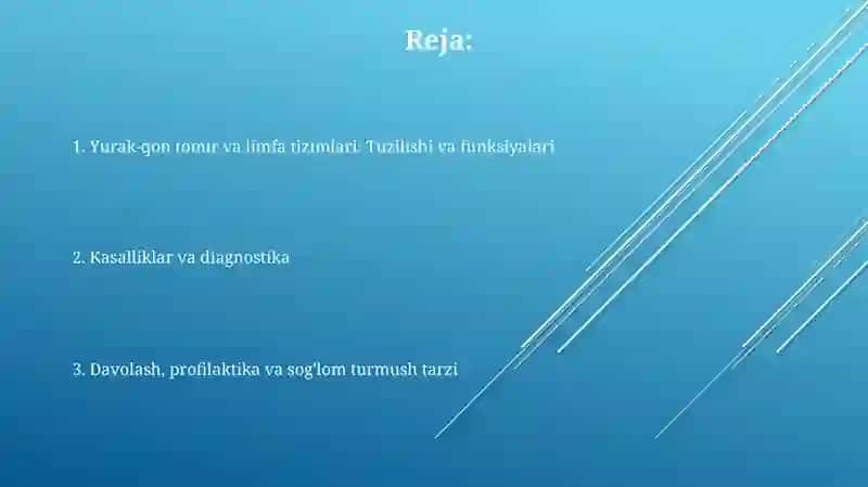 Yurak.Limfa sistemasi 2