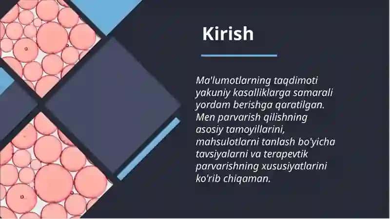 Teri kasalliklarida parvarish 2