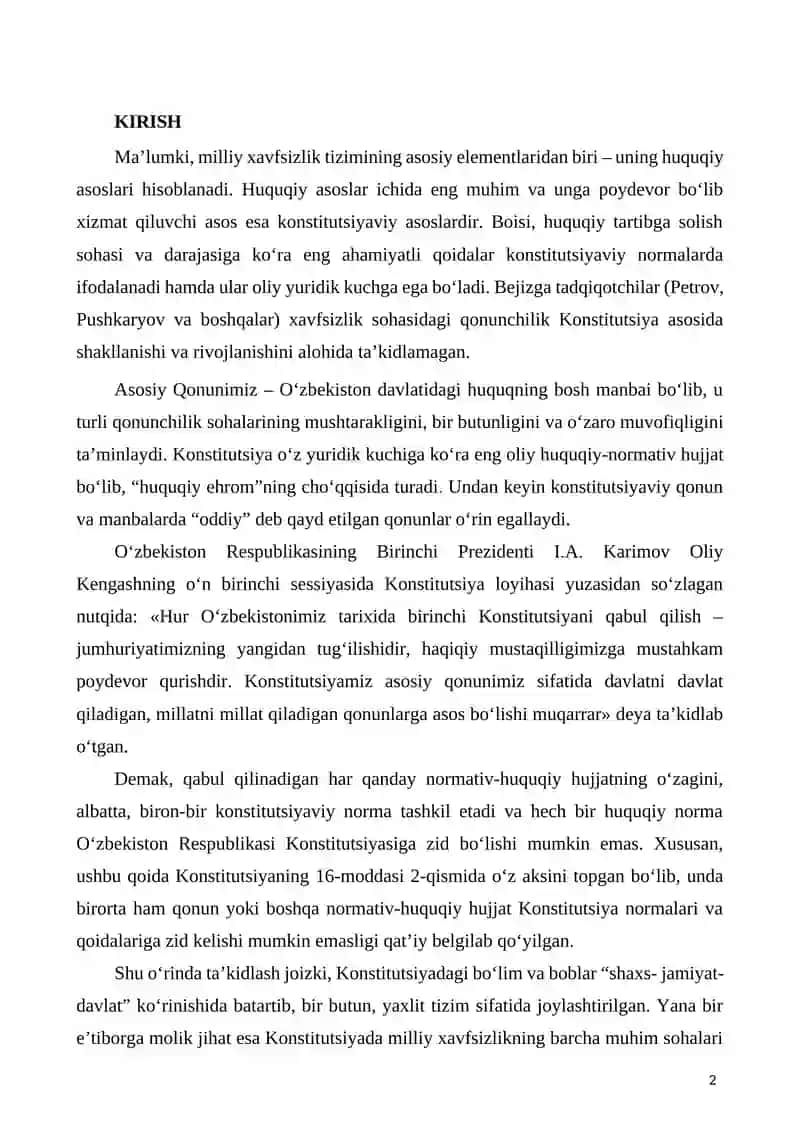 O‘zbekiston milliy xavfsizligi 2