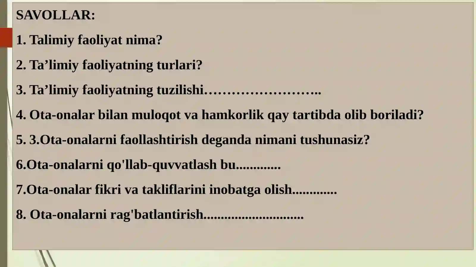 Bolaning maktab ta’limiga tayyorgarligitahlili 2