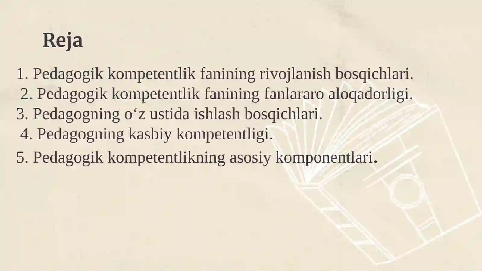 Pedagogik kompetentlikni shakllantirish va rivojlantirish funksiyalari 2