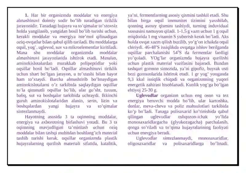 Sog’lom turmush tarzi va uning asosiy va qoyimcha omillari 2