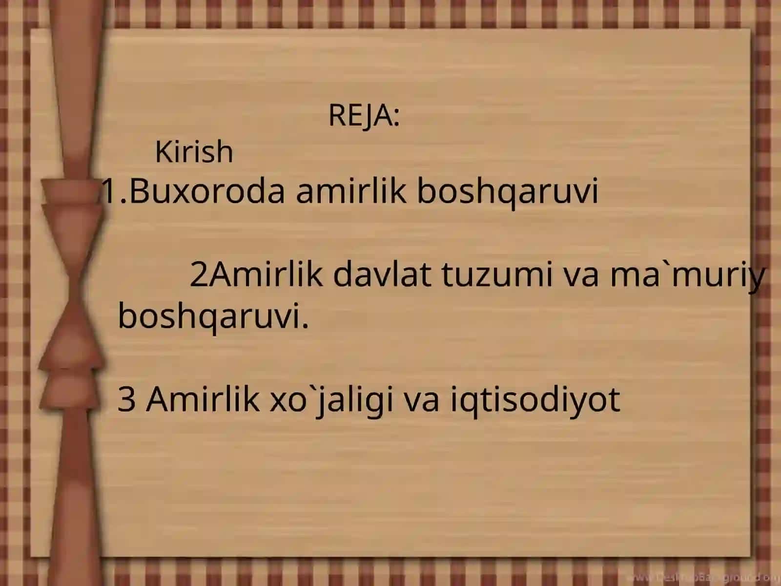 Buxoro amirligining tashkil topishi 2
