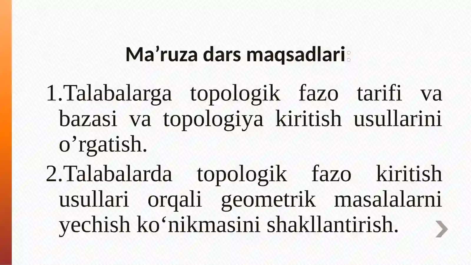 Topologiya kiritish usullari 2